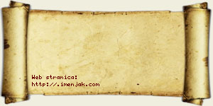 Nina Balzamović vizit kartica